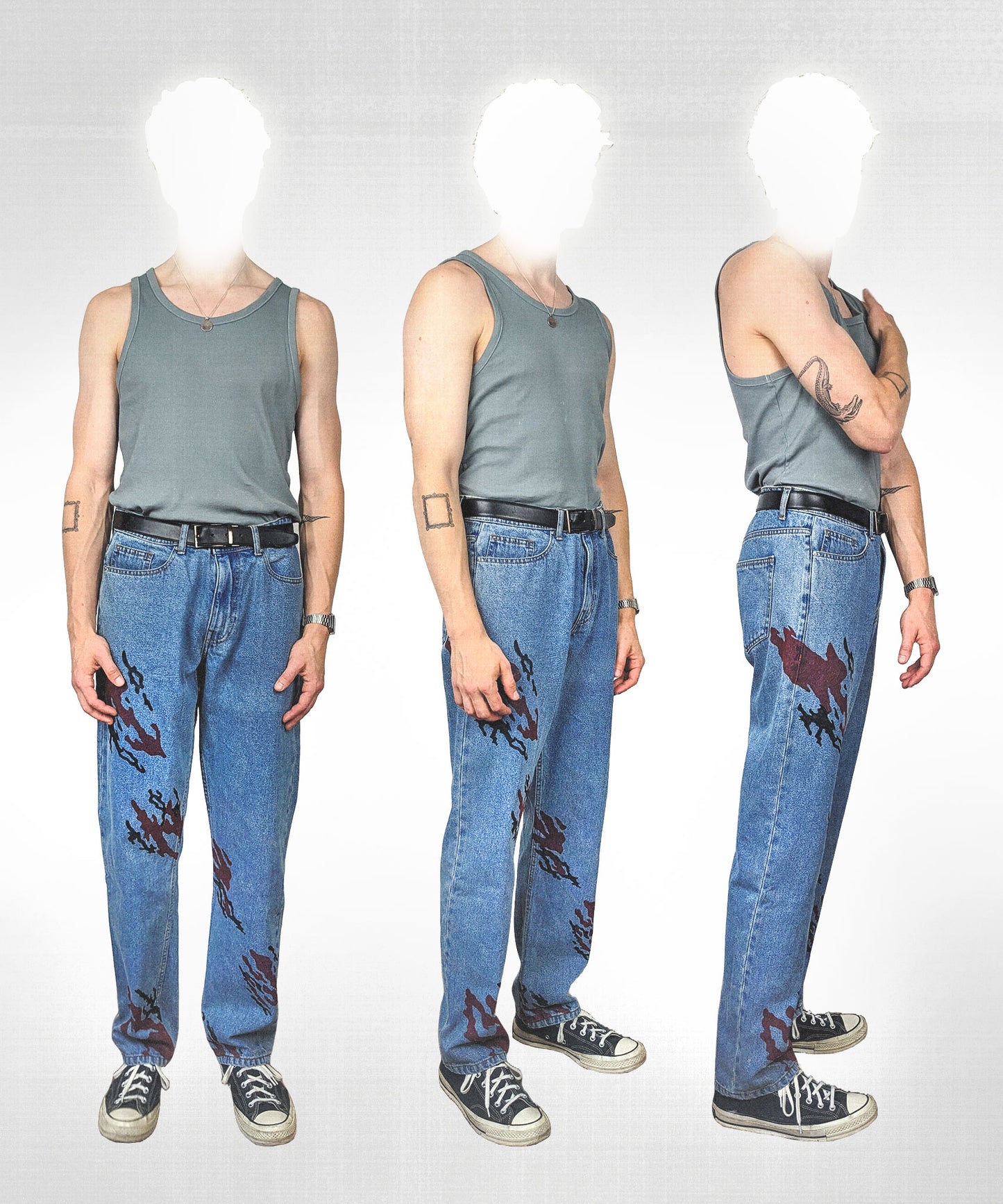 Burning Ash Jeans - Mykes Lab