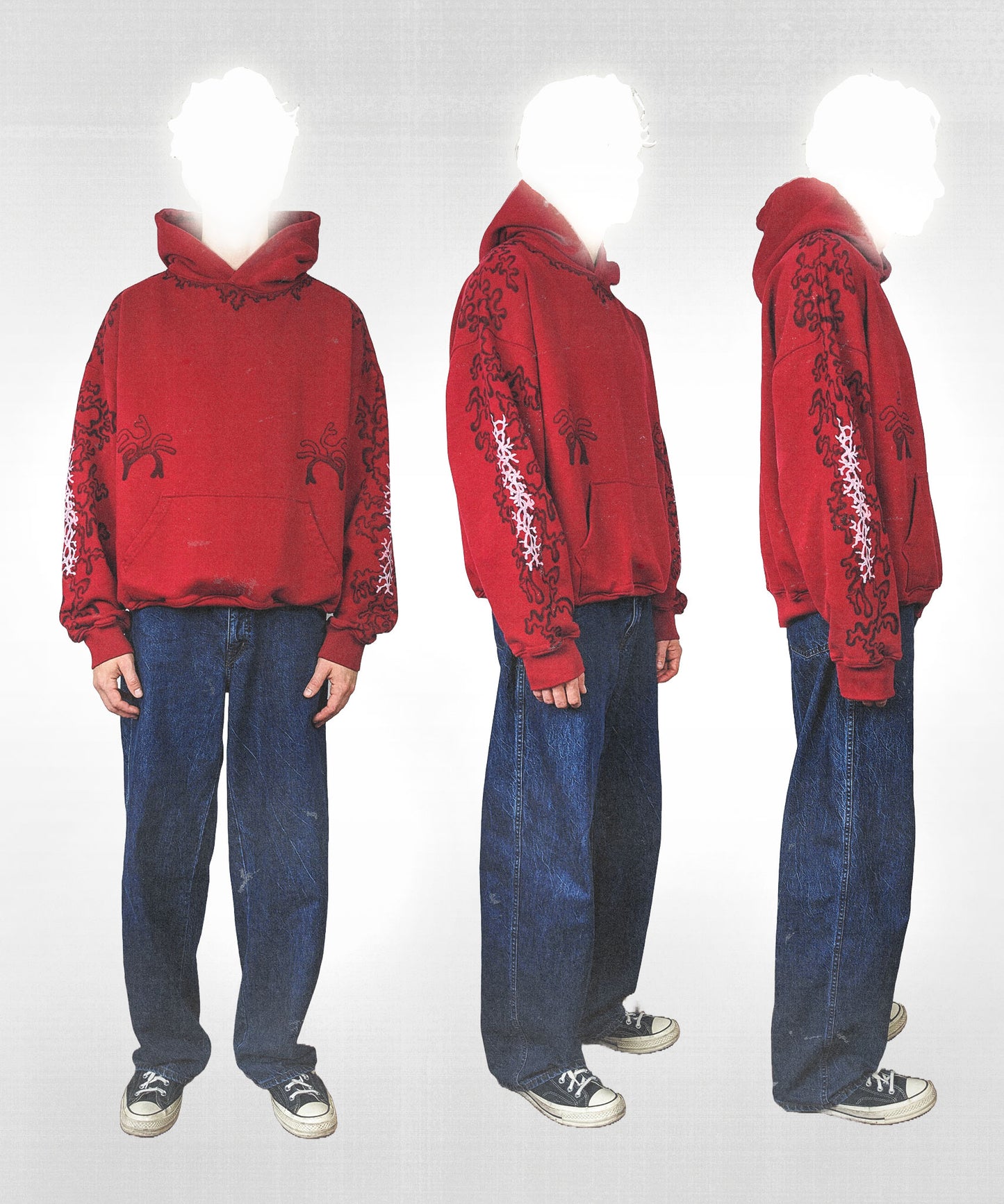 Crimson Algae Hoodie - Mykes Lab