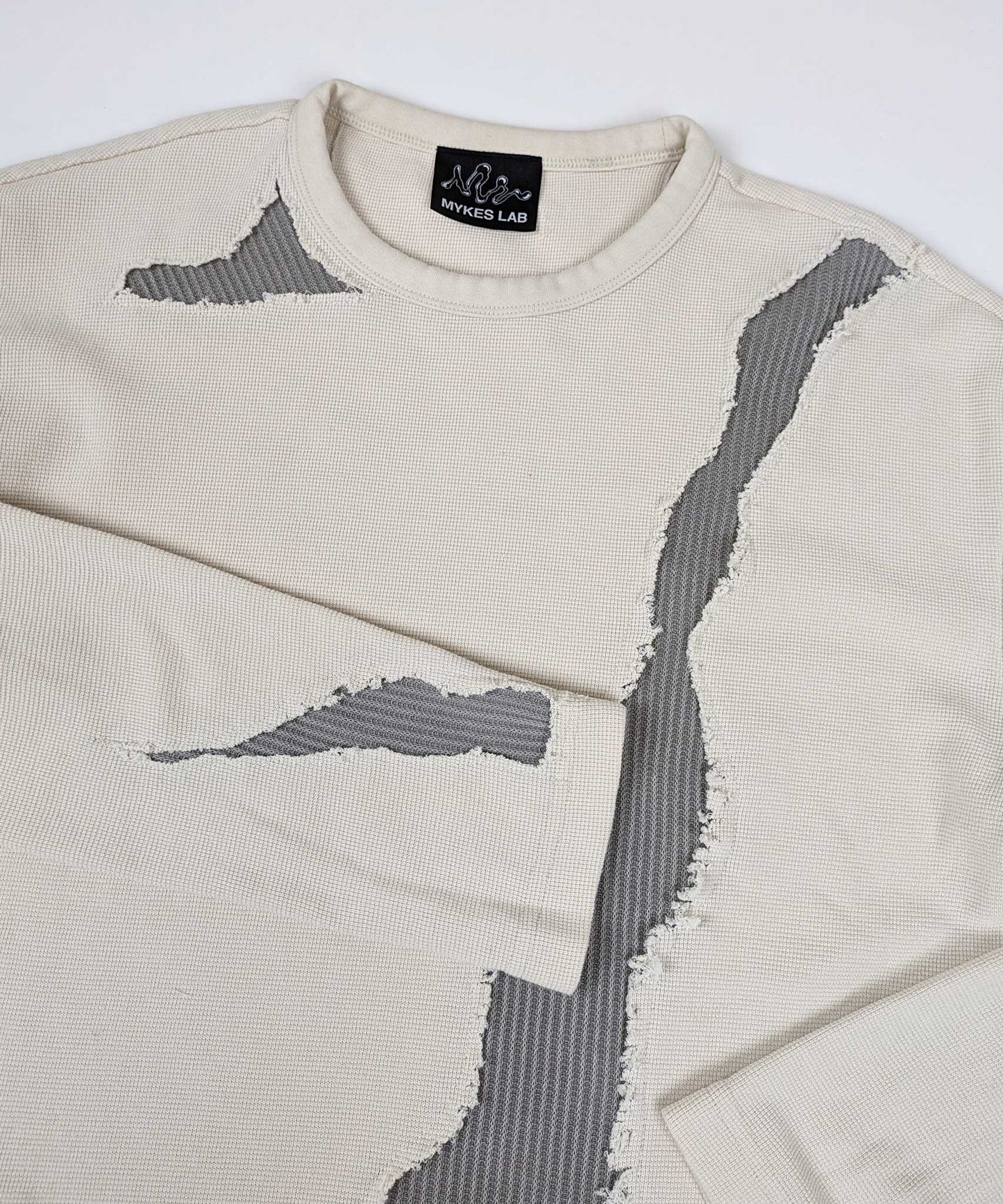 Erosion Waffle Knit Jumper - Mykes Lab