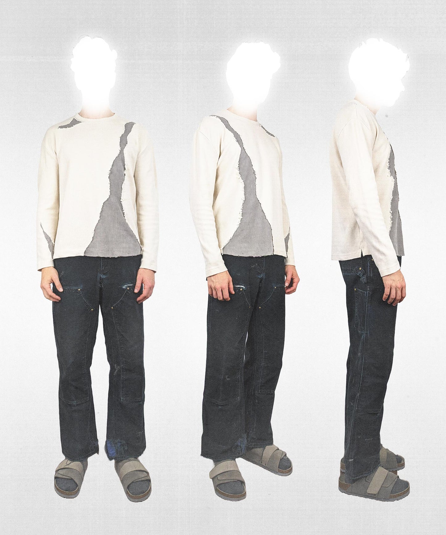 Erosion Waffle Knit Jumper - Mykes Lab