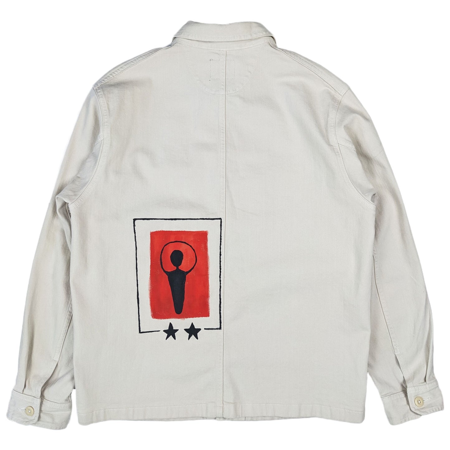Mesopotamia Painted Work Jacket - Mykes Lab