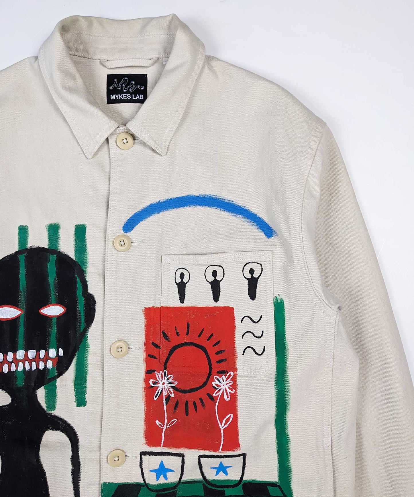 Mesopotamia Painted Work Jacket - Mykes Lab