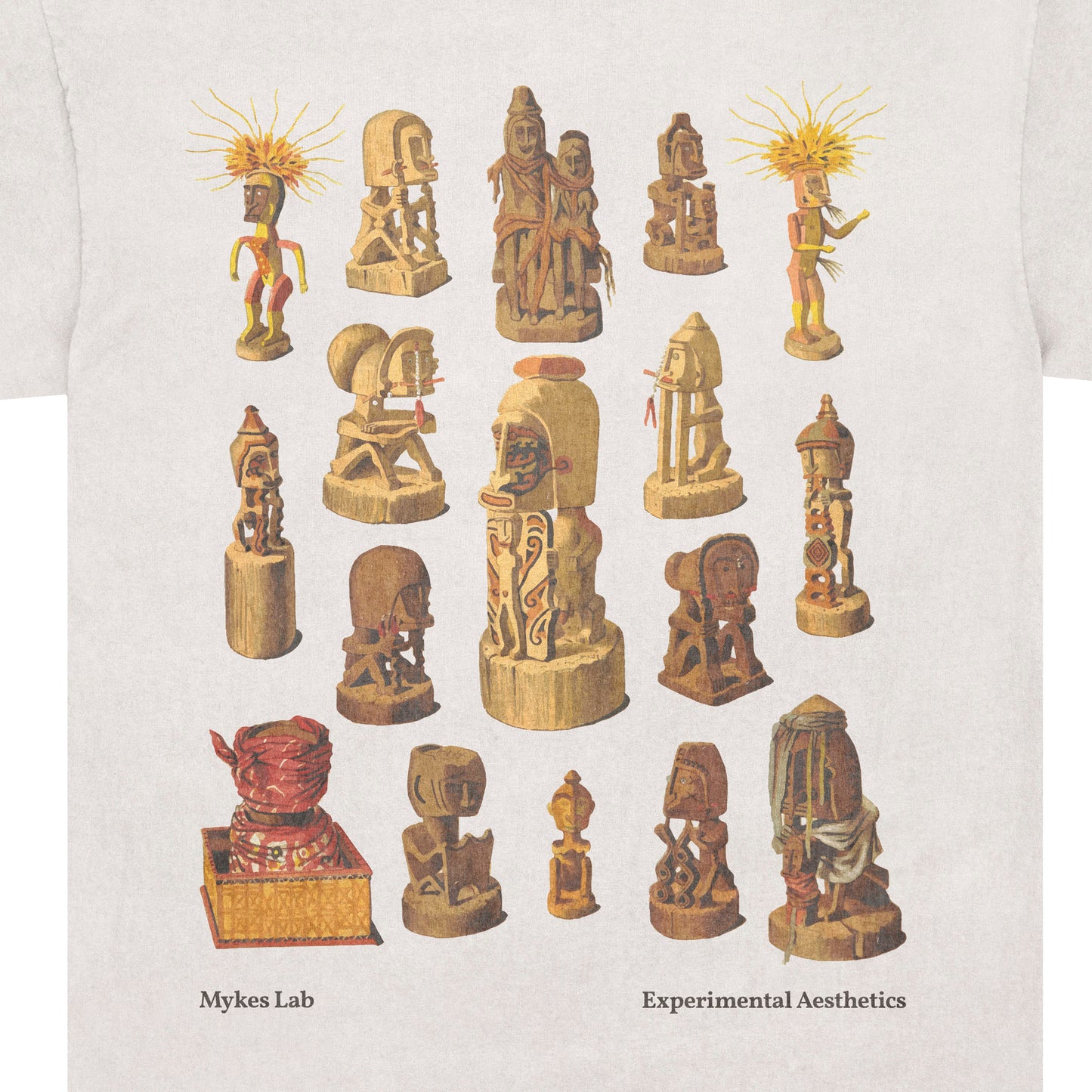 Objects T-Shirt - Off-White - Mykes Lab