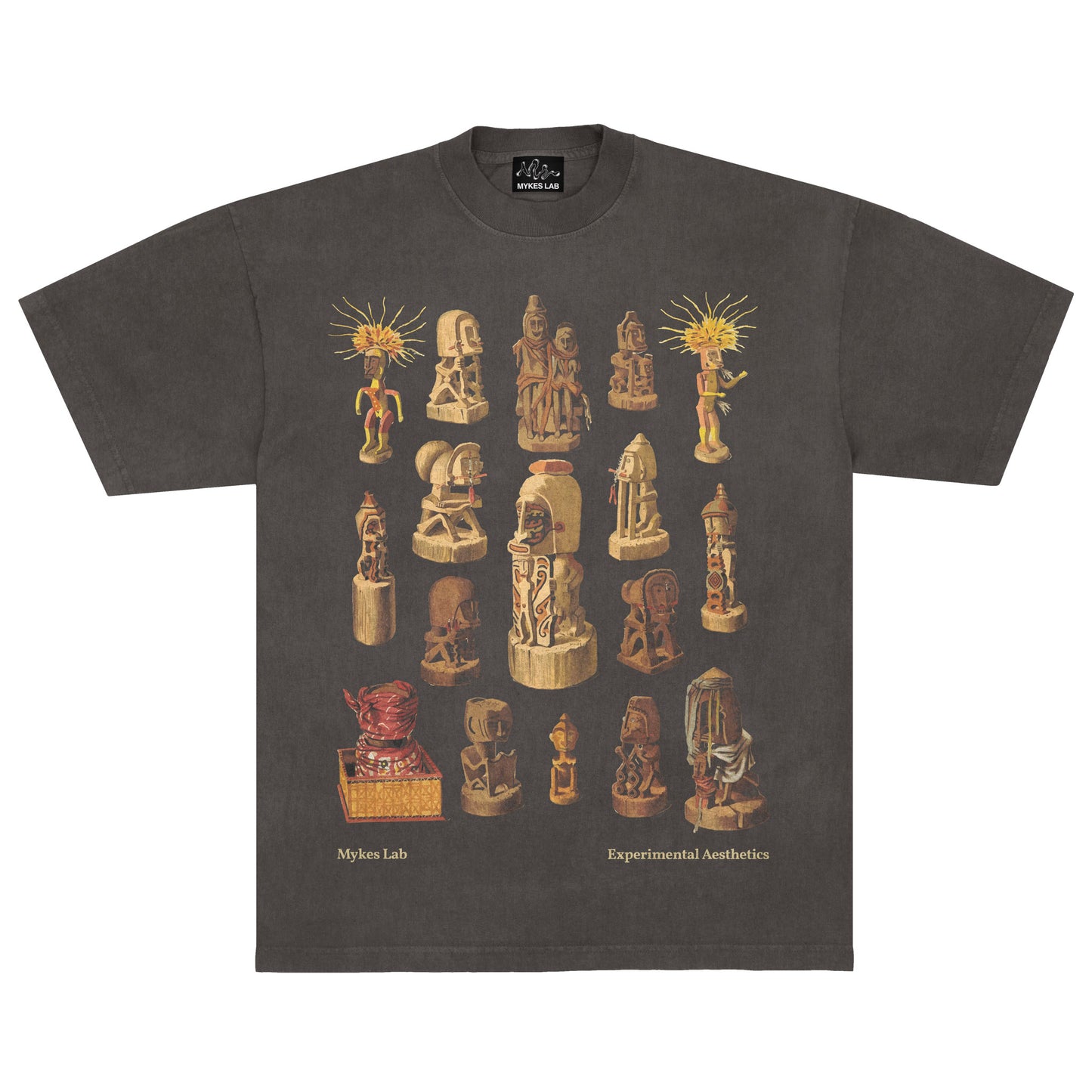 Objects T-Shirt - Washed Grey - Mykes Lab
