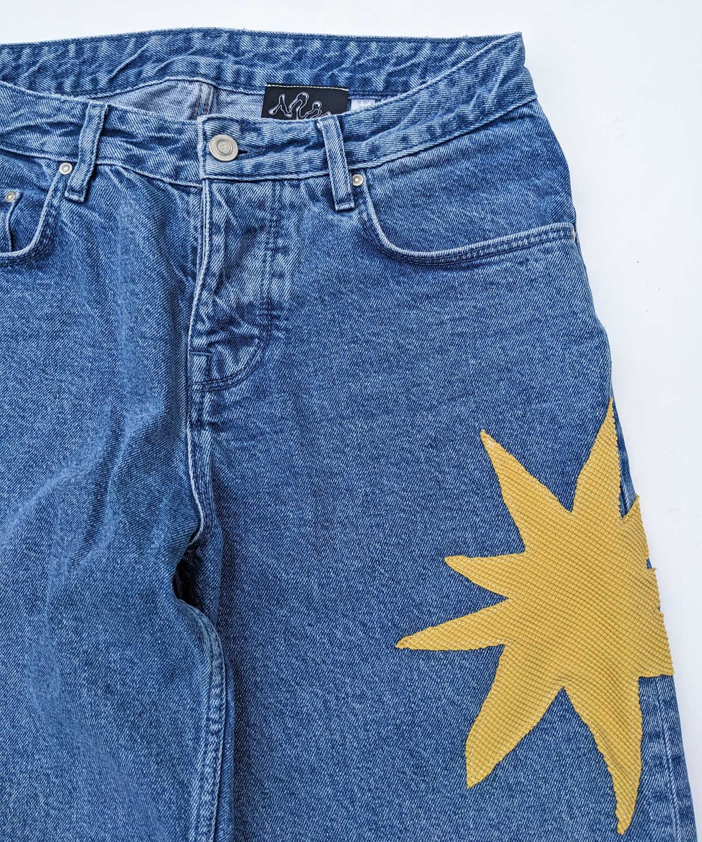 Peaceful Appliqué Jeans - Mykes Lab