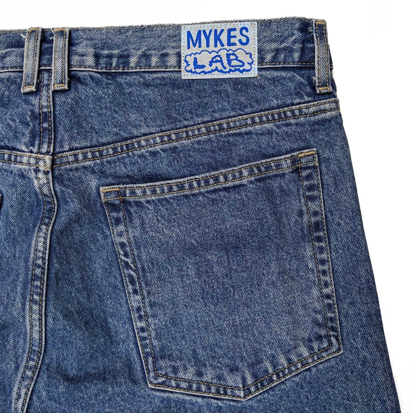 Sensation of Wind Painted Jeans - Mykes Lab
